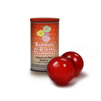 Bolinha Beijável de Frutas Vermelhas -